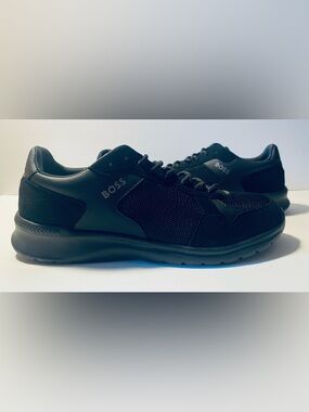 HUGO BOSS MENS SHOES TITANIUM SL SDTXNY BLK 50521428 NWOT NEW